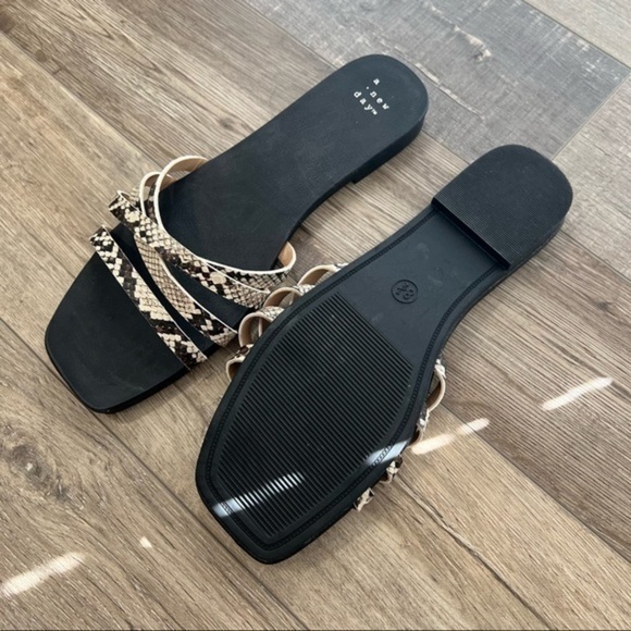 A new day Snakeskin Strap Sandal - Picture 2 of 4